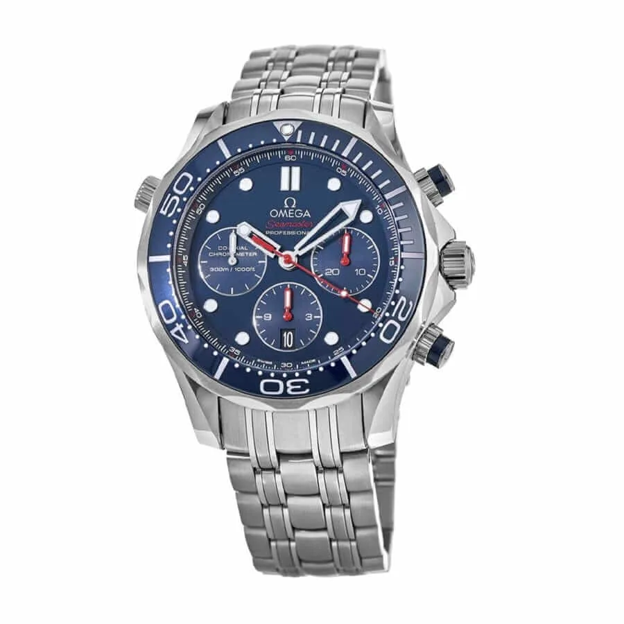 Omega Seamaster Diver Co-Axial Chronograph 212.30.44.50.03.001 Mirror Clone Quality — detail 2