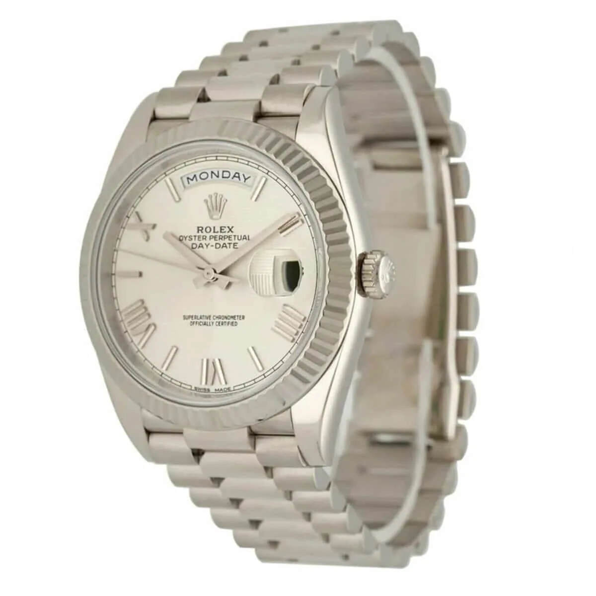 Rolex Day-Date 228239 “White Gold” Next Level Replica — detail 2