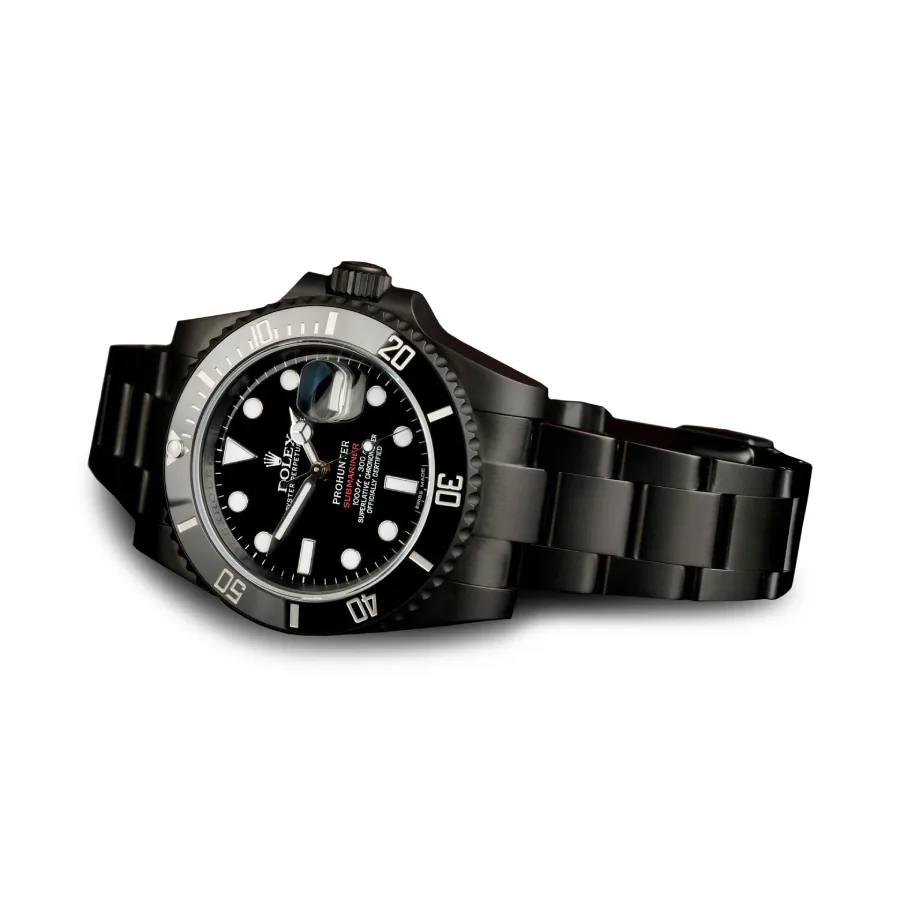 Rolex Submariner Date 116610N “Blaken” Superior Replica — detail 5