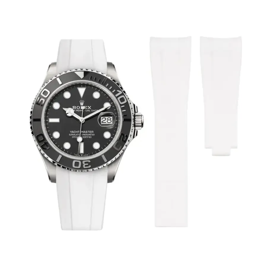 Rolex – Yacht-Master – Rubber Strap – White