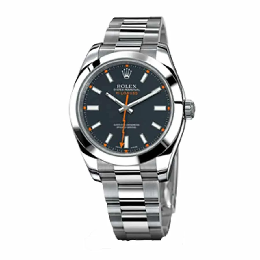 Rolex Milgauss 116400 “Black Dial” Supreme Replica Edition — detail 2