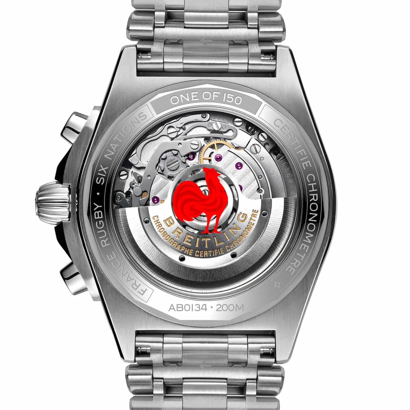 Breitling Chronomat B01 “Six Nations France” AB01442A1A1A1 Authentic Replica Edition — detail 3