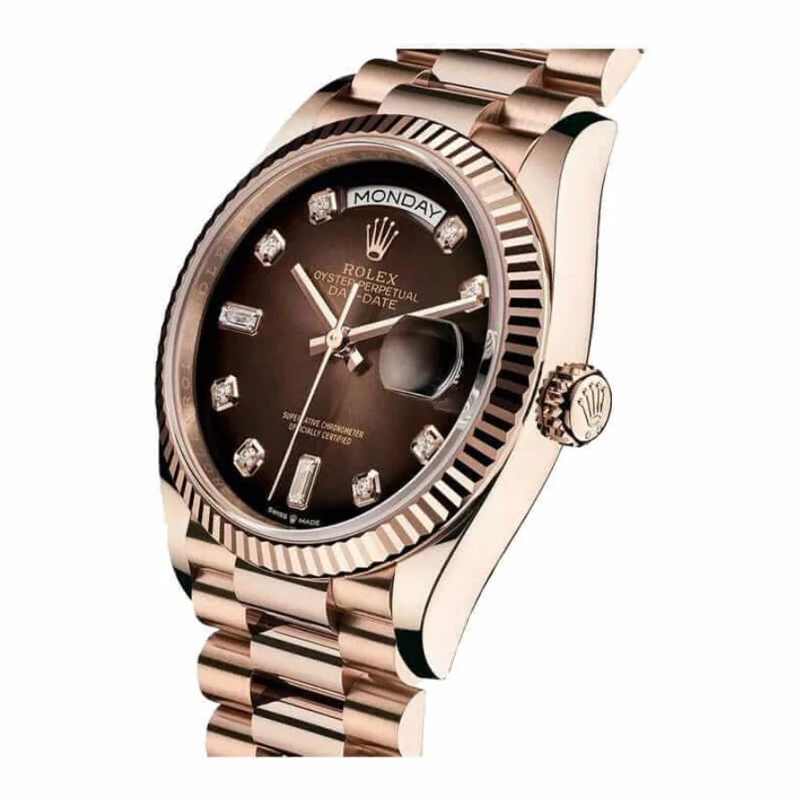 Rolex Day-Date 128235 “Brown Ombre Dial” Top Grade Clone 1:1 — detail 3