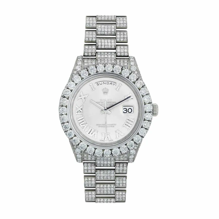 Rolex Day-Date II Diamond-Set Timepiece 218239 True Clone 1:1