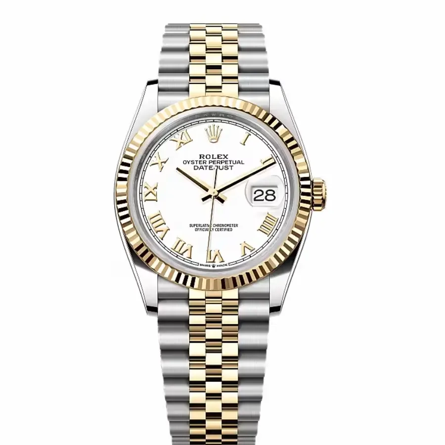 Rolex Datejust 126233 White and Gold 1:1 Super Clone