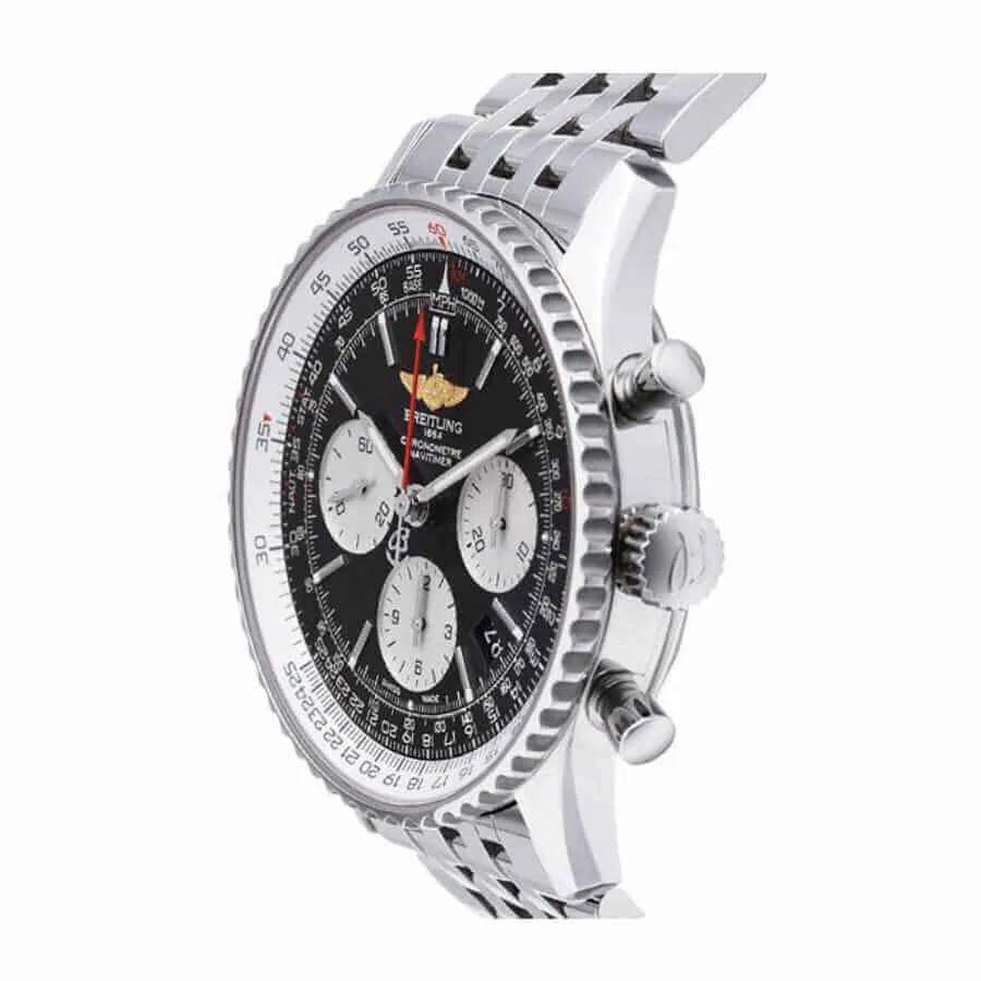 Breitling Navitimer B01 Chronograph 43 AB0121211B1P1 “Black Dial” Masterpiece Clone — detail 3
