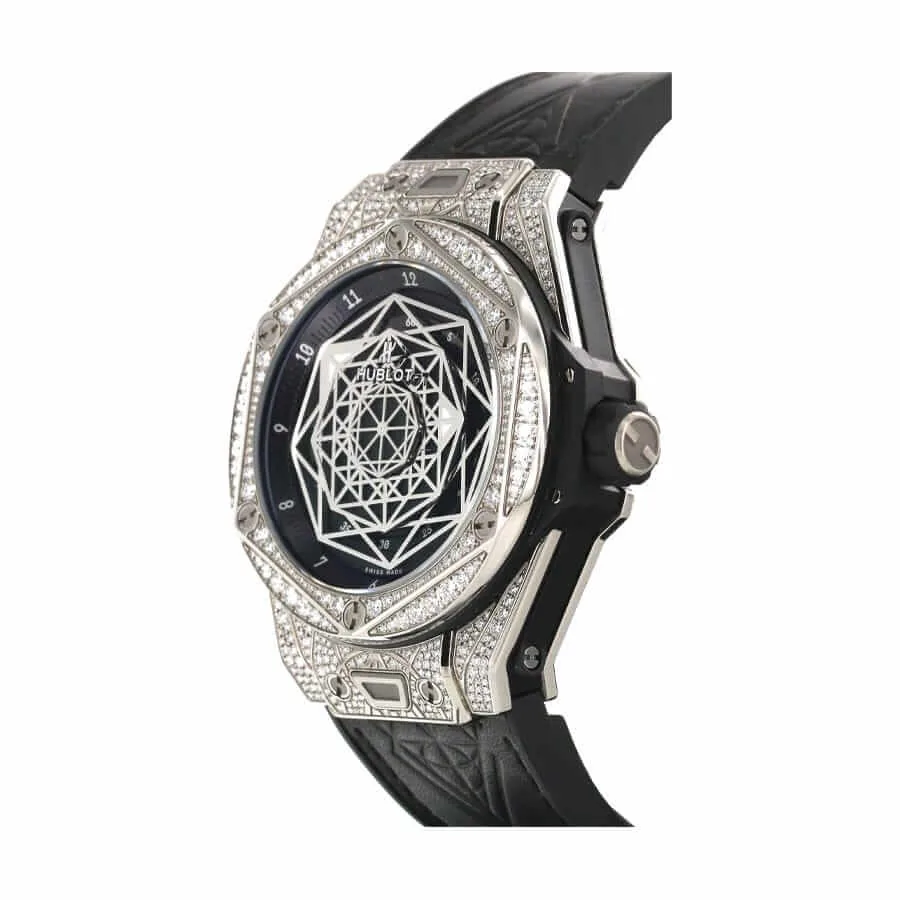 Hublot Big Bang “Iced Out” Diamond 415.NX.1112.VR.1704.MXM17 Masterpiece Clone — detail 3