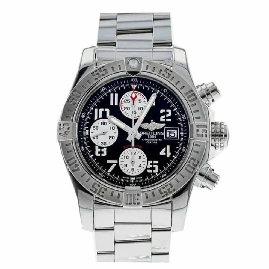 Breitling Super Avenger II A13370 “Black Dial” Premium Duplicate Edition