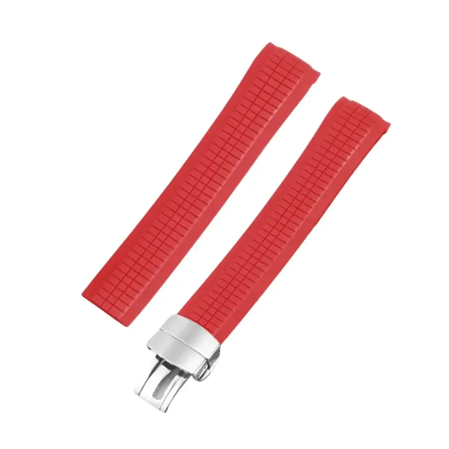 Patek Philippe – Aquanaut – Rubber Strap – Curved – Red