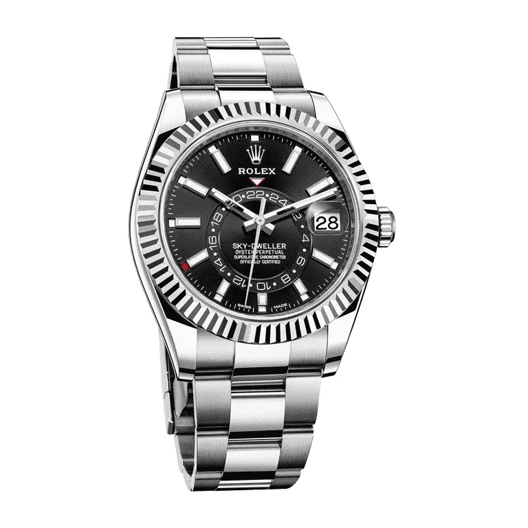 Rolex Sky-Dweller 326934 Black Dial Timepiece Ultra Fine Replica — detail 2