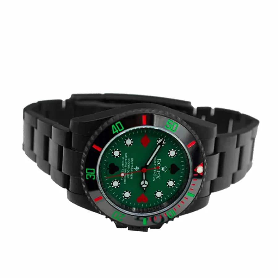 Rolex Submariner 114060 “Blaken Poker Green” Exact Replica 1:1 — detail 2