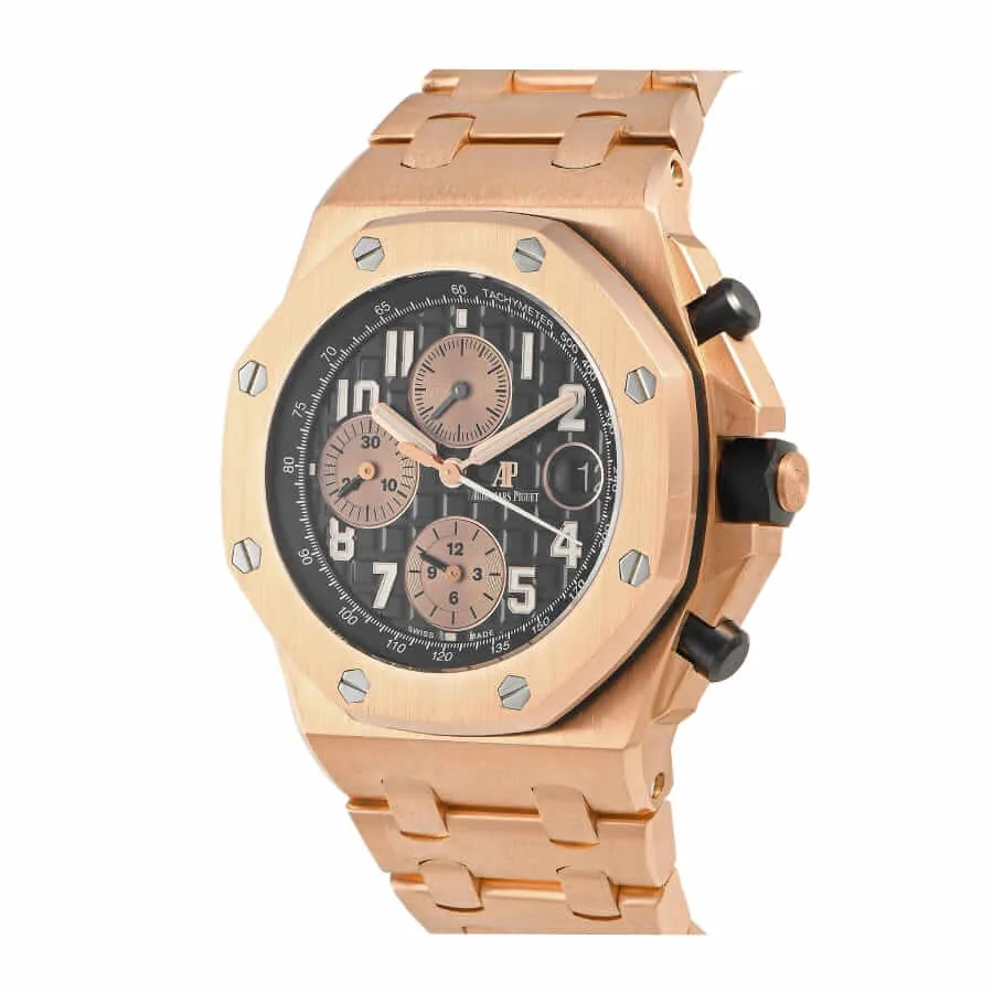 Audemars Piguet Royal Oak Offshore 26401RO “Rose Gold Chronograph” Deluxe Copy Quality — detail 2