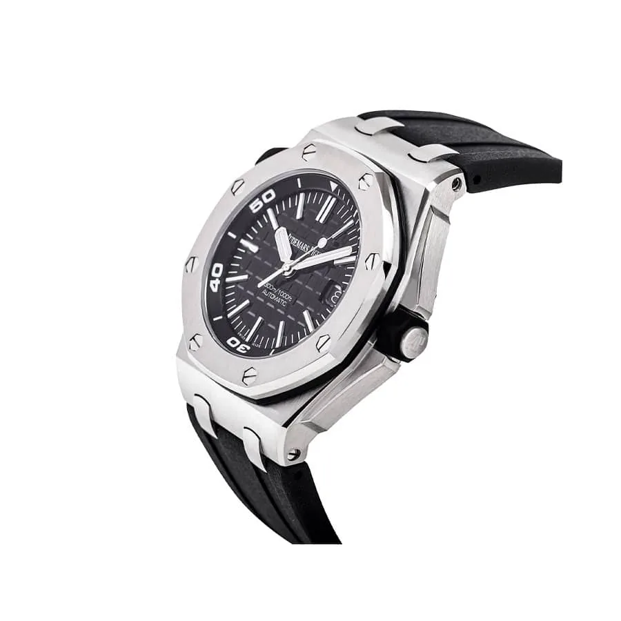Audemars Piguet Royal Oak Offshore Diver 15710ST “Black Dial” Authentic Super Replica — detail 3