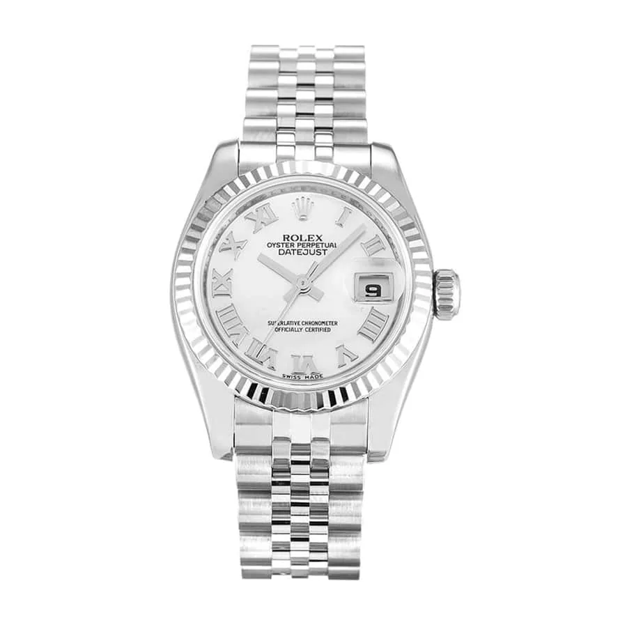 Rolex Datejust 179174 White “Roman Numeral Dial” Exact Replica 1:1