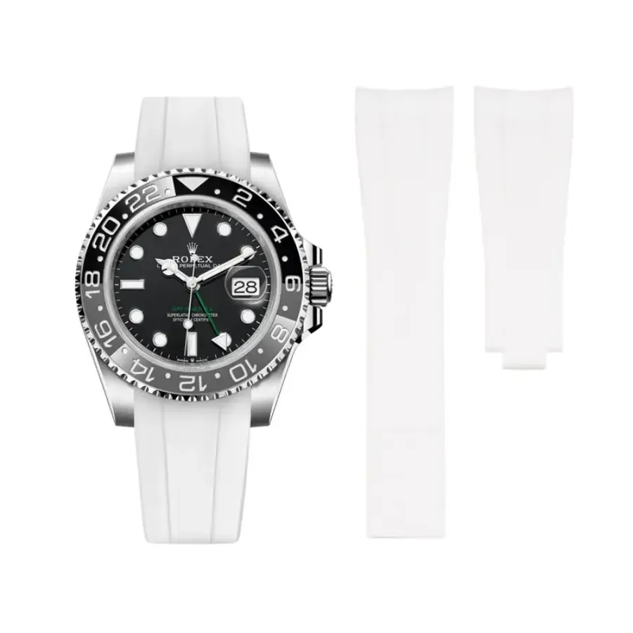 Rolex – GMT-Master – Rubber Strap – White