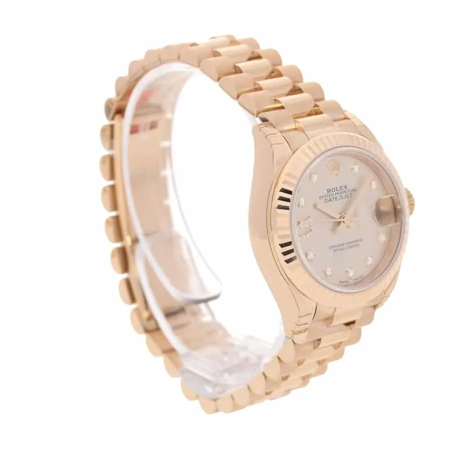Rolex Lady-Datejust 279175 Everose Gold Authentic Copy 1:1 — detail 2