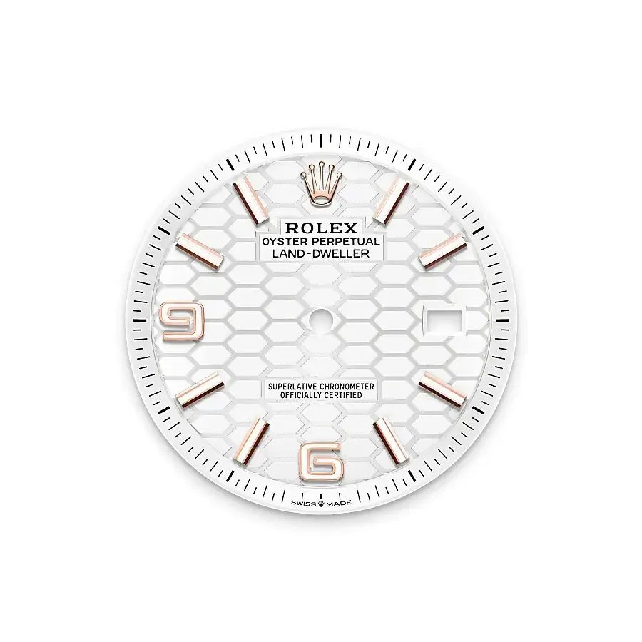 Rolex Land Dweller M127335-0001 “Everose Gold” Perfect Super Clone — detail 2