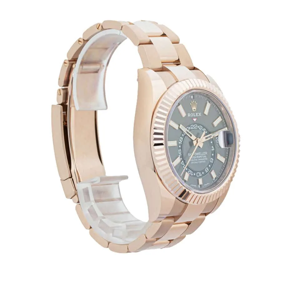 Rolex Sky-Dweller 326935-0007 “Everose Rhodium Dial” Next Level Replica — detail 3