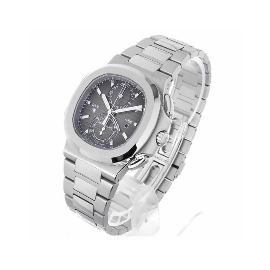 Patek Philippe Nautilus Travel Time Chronograph 5990/1A-001 First-Class Clone — detail 3