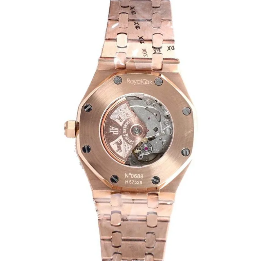 Audemars Piguet Royal Oak AP160SF296 “Iced Out Rose Gold” Top Grade Replica — detail 3