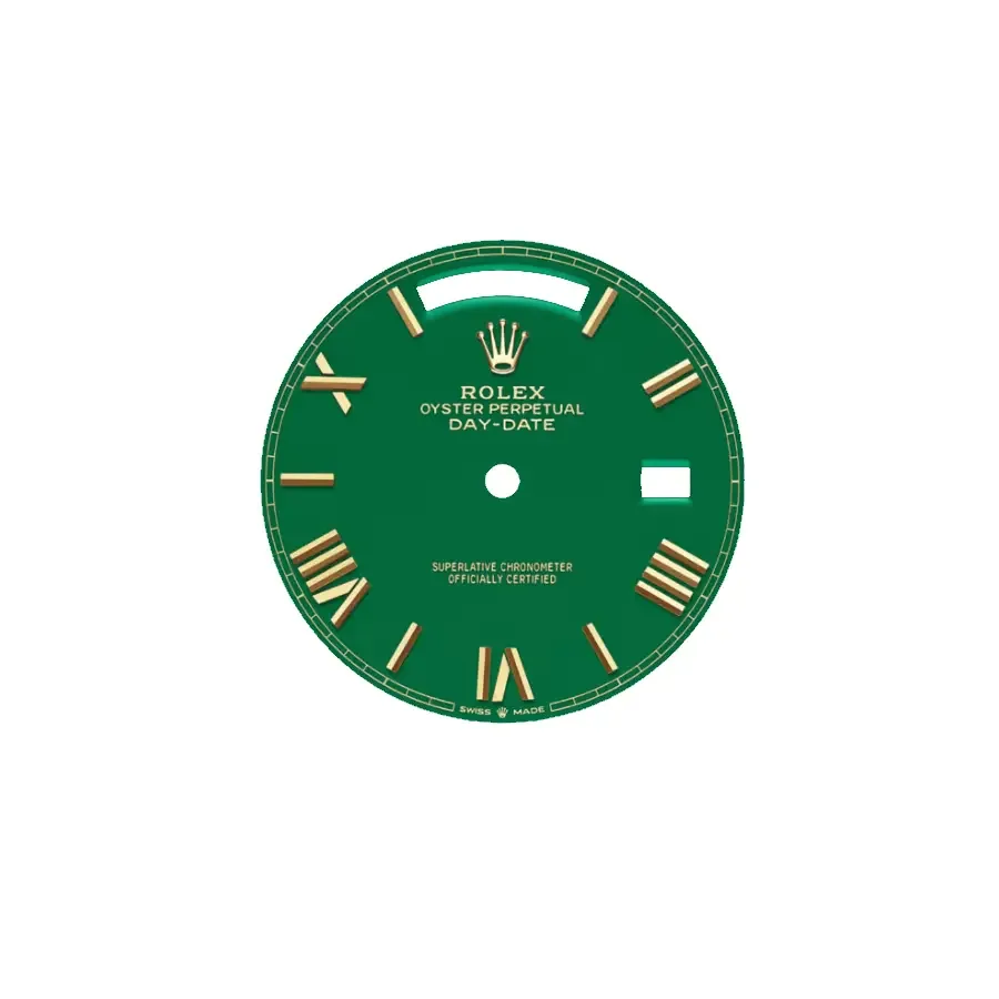 Rolex Day-Date 228238 “Green Dial” Super Clone Edition — detail 2