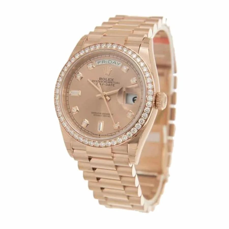 Rolex Day-Date 128345PDP “Pink Diamond” Super Clone Exceptional Replica 1:1 — detail 2