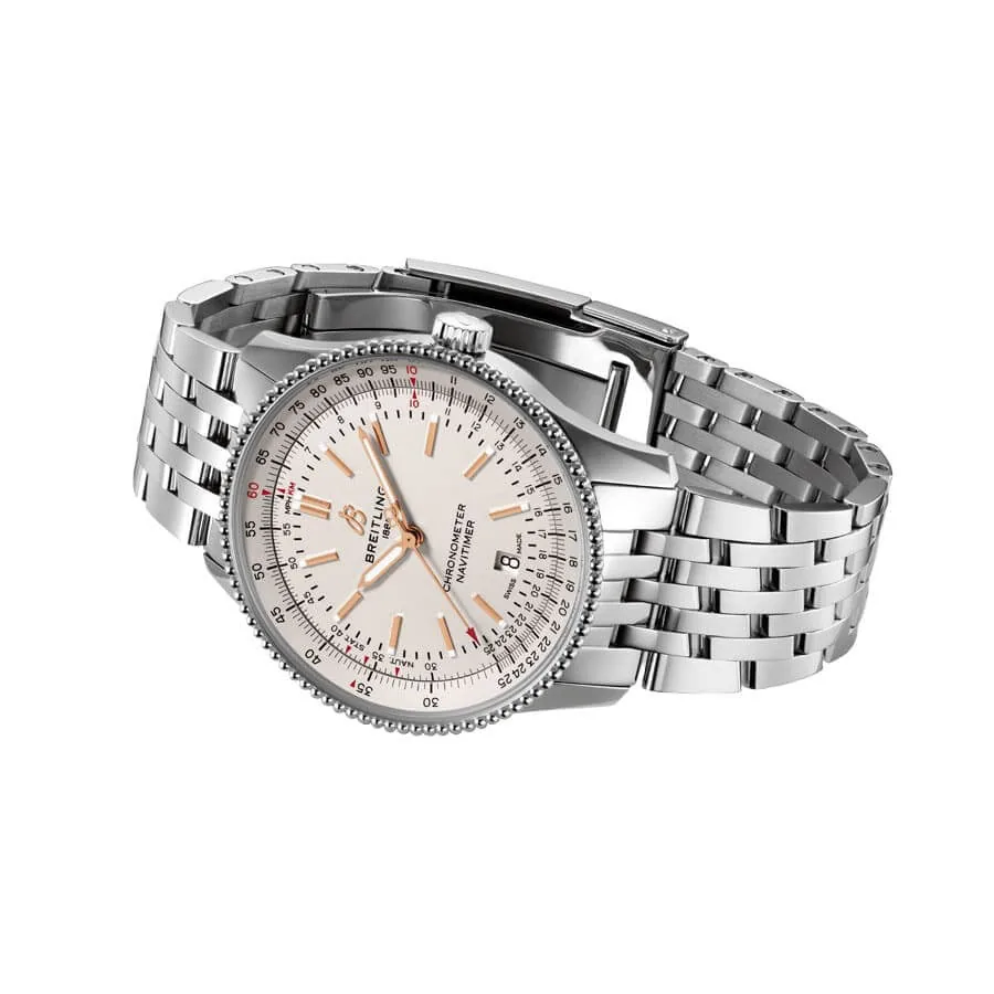 Breitling Navitimer Automatic GMT A17326211G1A1 “Blue Dial” Detailed Clone — detail 3