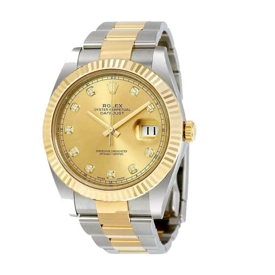 Rolex Datejust 126333-0011 Champagne Diamond Dial Luxury Clone Quality — detail 2