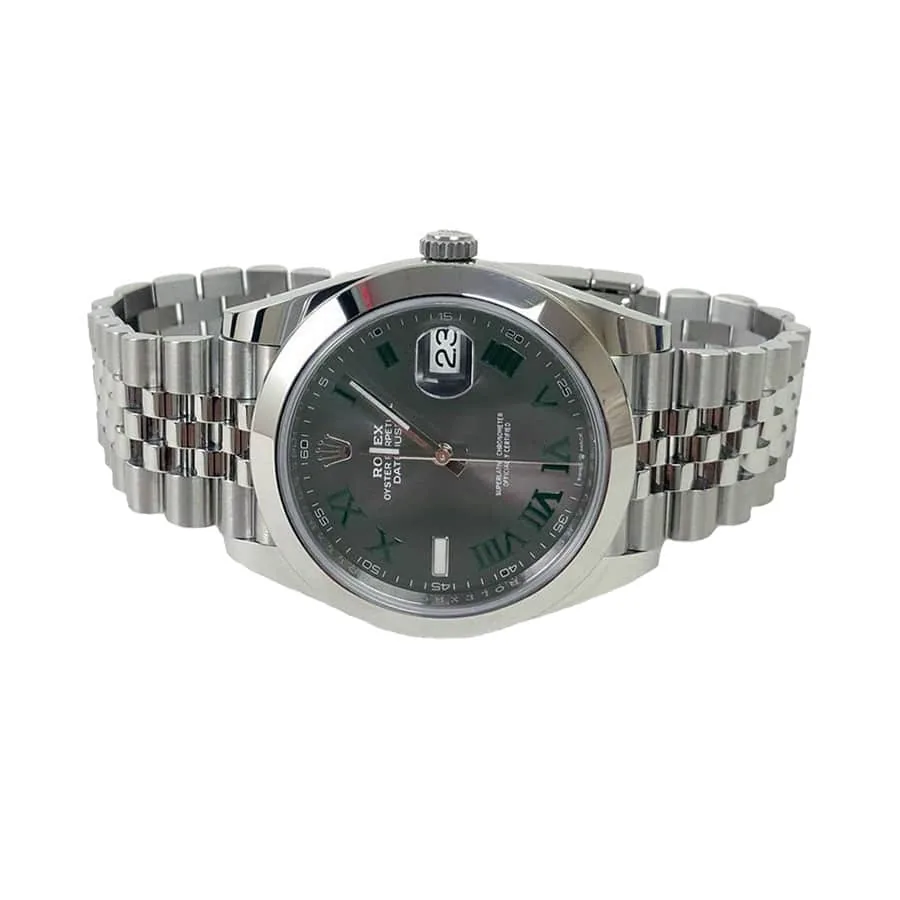 Rolex Datejust 126300 “Slate Roman Dial” Supreme Clone Quality — detail 3