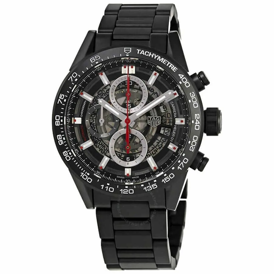 TAG Heuer Carrera 01 CAR2090.BH0729 “Black Skeleton” Top Grade Clone 1:1 — detail 2