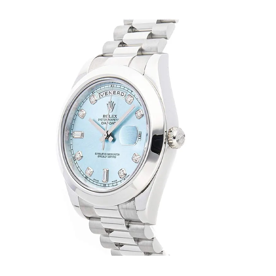 Rolex Day-Date 118206 “Ice Blue” Collector’s Clone 1:1 — detail 3