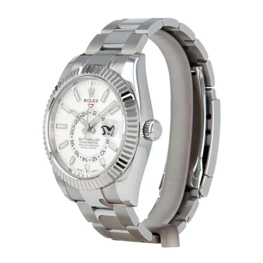 Rolex Sky-Dweller 326934 “White Dial” 1:1 Master Replica — detail 2