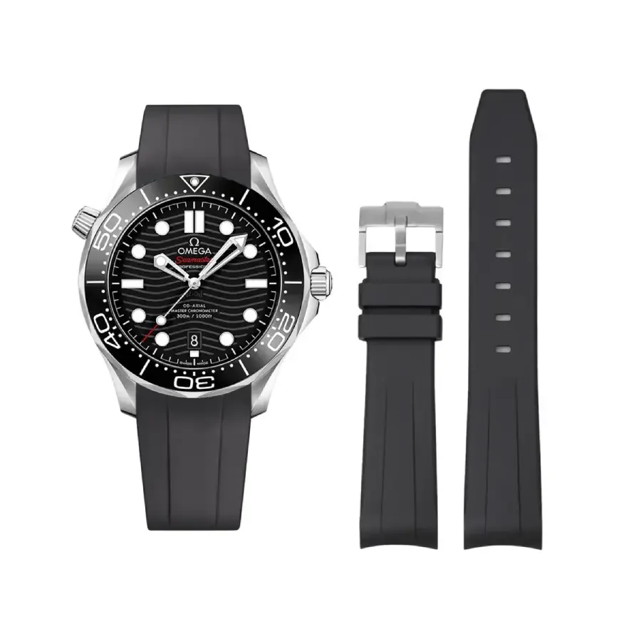Omega – Seamaster – Rubber Strap – Black