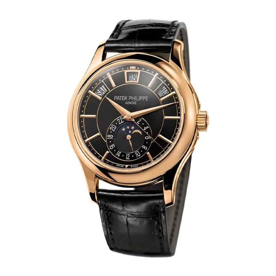 Patek Philippe Annual Calendar 5205R-010 “Black Dial” Masterpiece Clone — detail 2