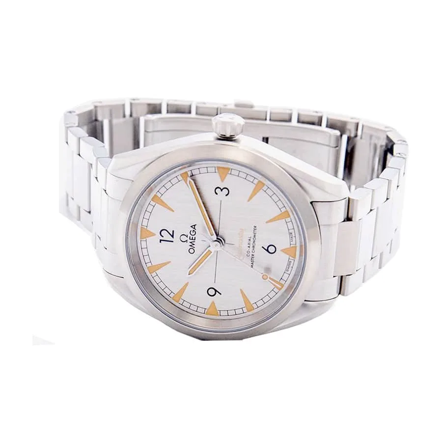 Omega Railmaster Co-Axial Master Steel 220.10.40.20.06.001 Perfect Duplicate 1:1 — detail 4