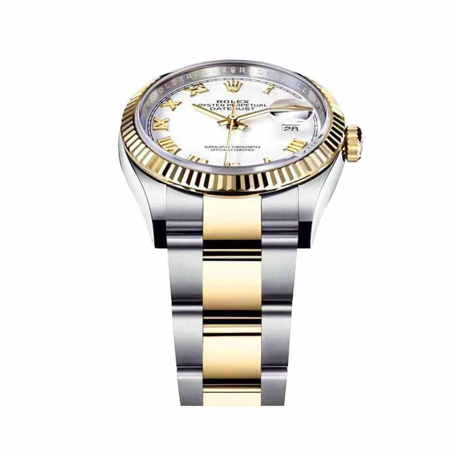 Rolex Datejust 126300 “White Roman Dial” Authentic Copy 1:1 — detail 2