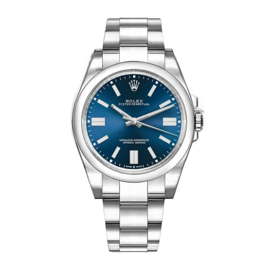 Rolex Milgauss Oyster Perpetual 124300-0001 “Blue Dial” Exact Clone 1:1