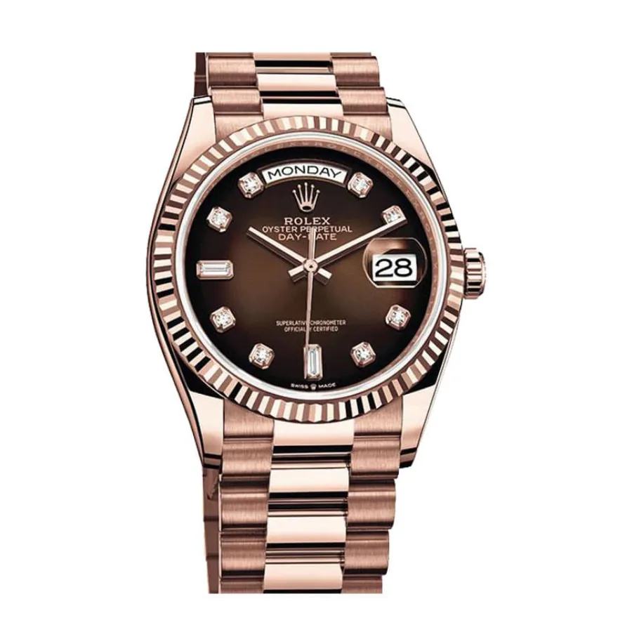 Rolex Day-Date 128235 “Brown Ombre Dial” Top Grade Clone 1:1 — detail 2