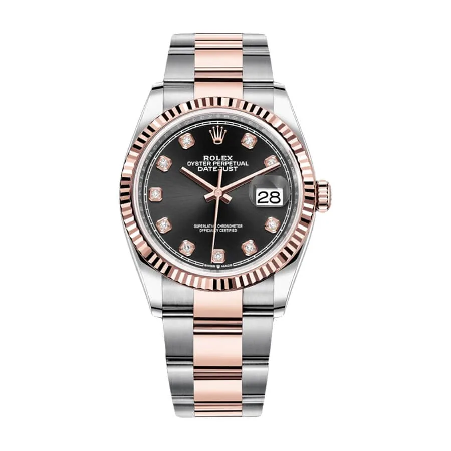 Rolex Datejust 126231 Black Diamond Dial Clone Edition