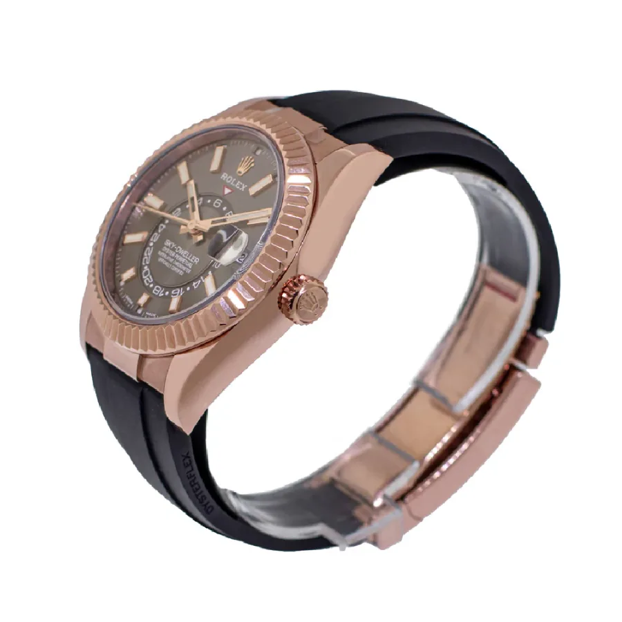 Rolex Sky-Dweller 326235 “Chocolate Dial” Exact Duplicate Quality — detail 2