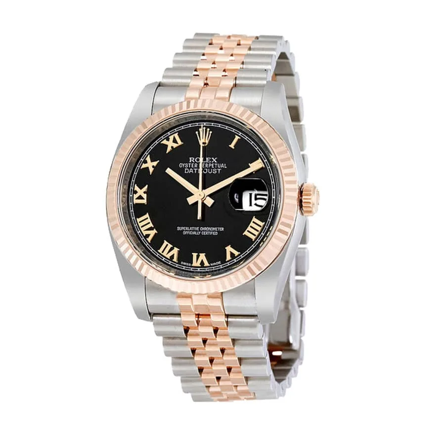 Rolex Datejust 126231-0085 “Black Roman” Precision Clone — detail 2