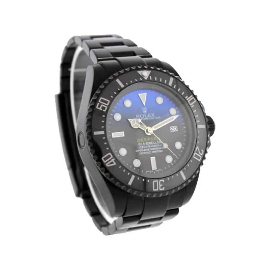 Rolex Deepsea Sea-Dweller “Black PVD D-Blue” 116660 Super Clone Edition — detail 3