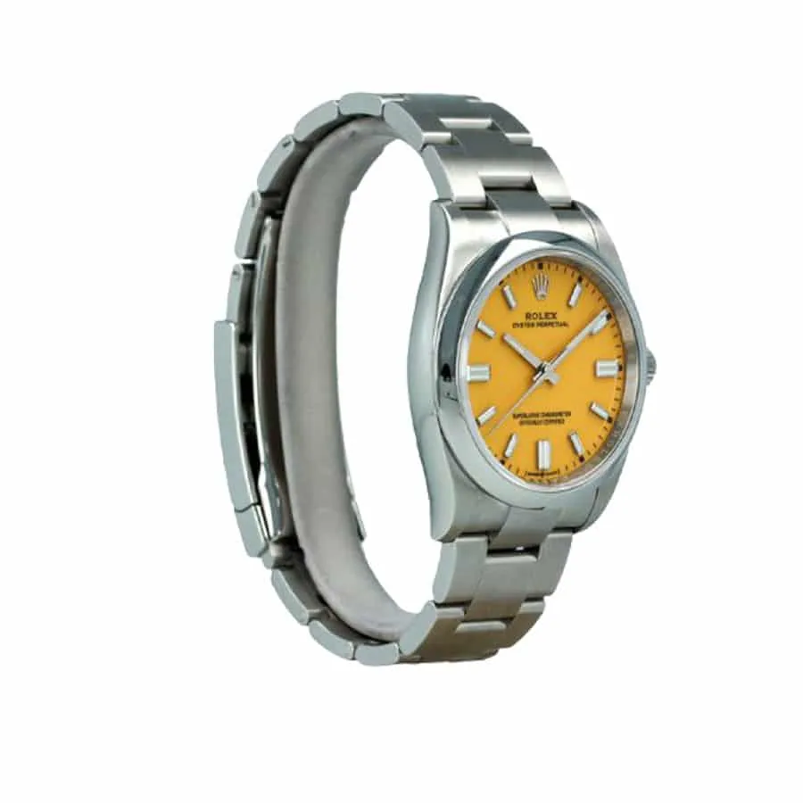 Rolex Oyster Perpetual 124300 “Orange Dial” Deluxe Clone 1:1 — detail 2
