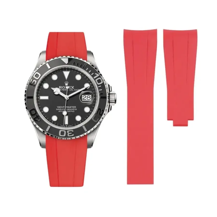 Rolex – Yacht-Master – Rubber Strap – Red