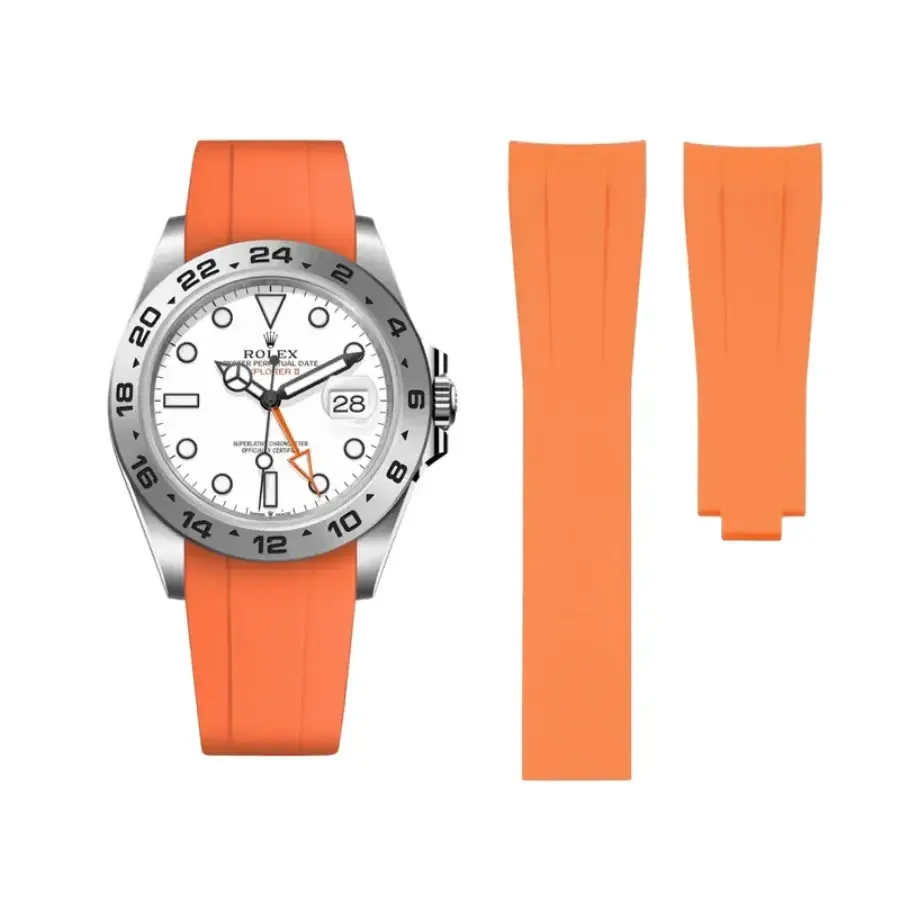 Rolex – Explorer II – Rubber Strap – Orange