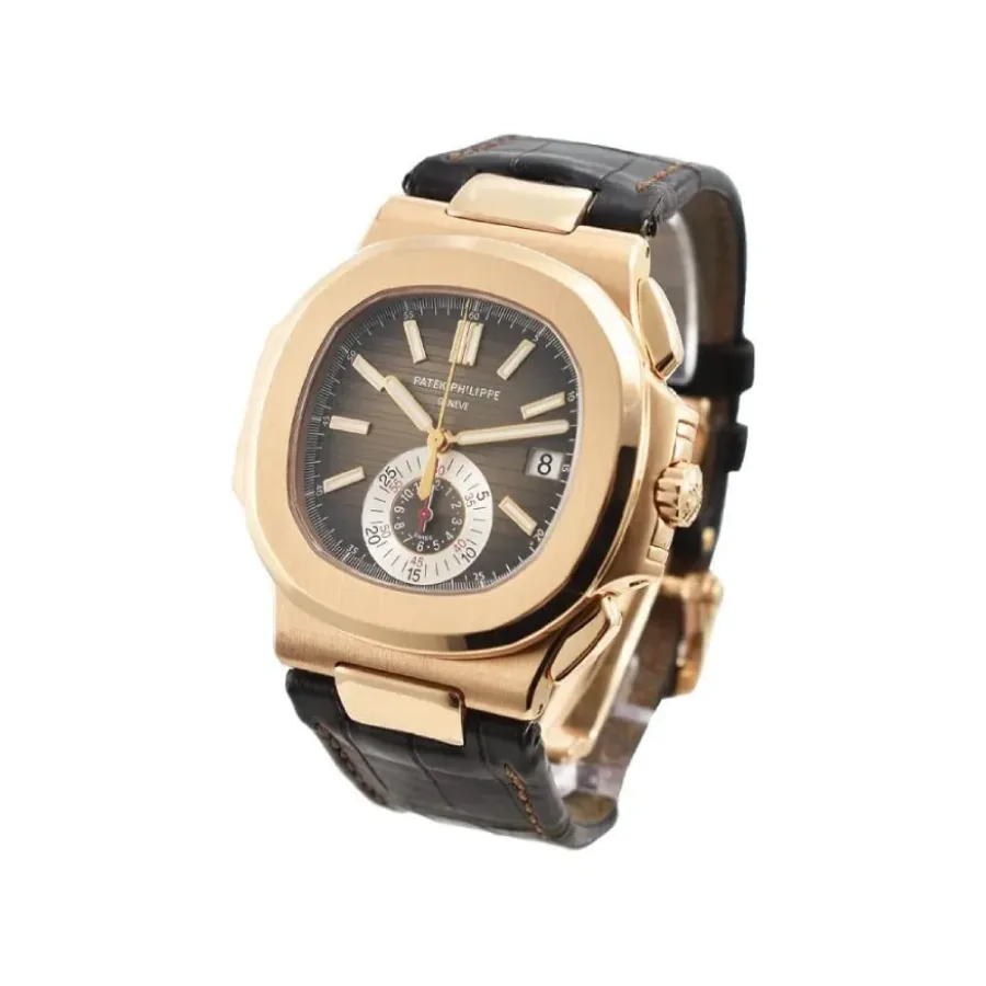 Patek Philippe Nautilus Chronograph 5980R “Rose Gold” Supreme Copy 1:1 — detail 2