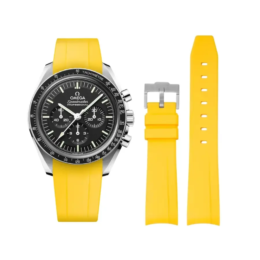 Omega – Speedmaster – Rubber Strap – Yellow