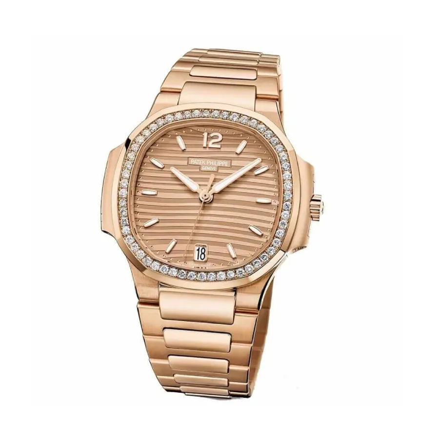 Patek Philippe Nautilus 7118-1200r-010 Rose Gold Exceptional Replica 1:1 — detail 2