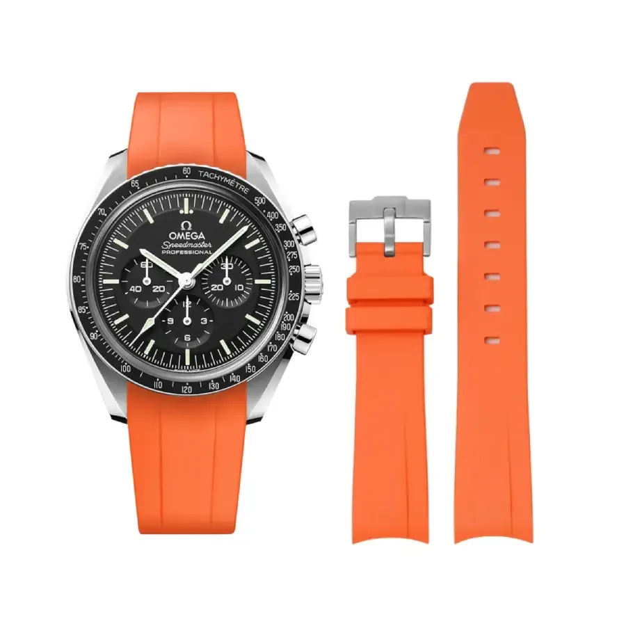 Omega – Speedmaster – Rubber Strap – Orange